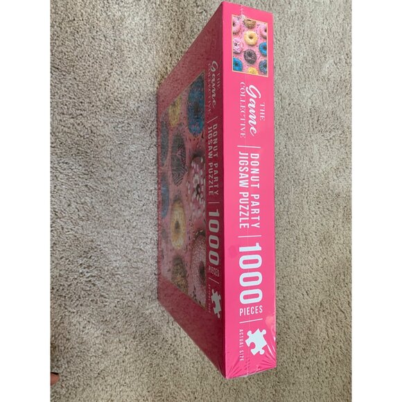 The Game Collective Donut Party Jigsaw‎ Puzzle 1000 Pieces 26" X 19" - Picture 4 of 6